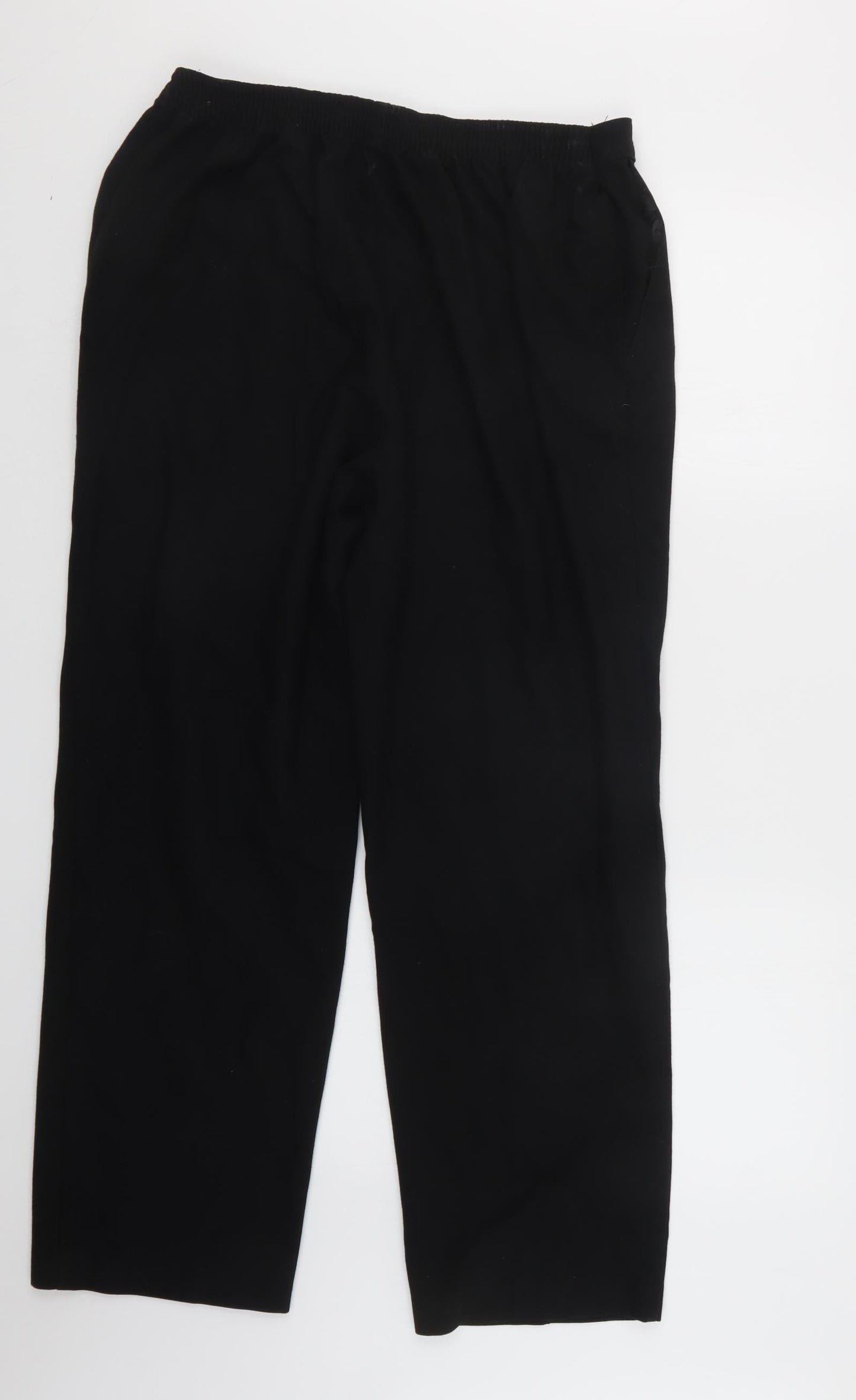 Preworn Womens Black   Trousers  Size 30 in L27.5 in