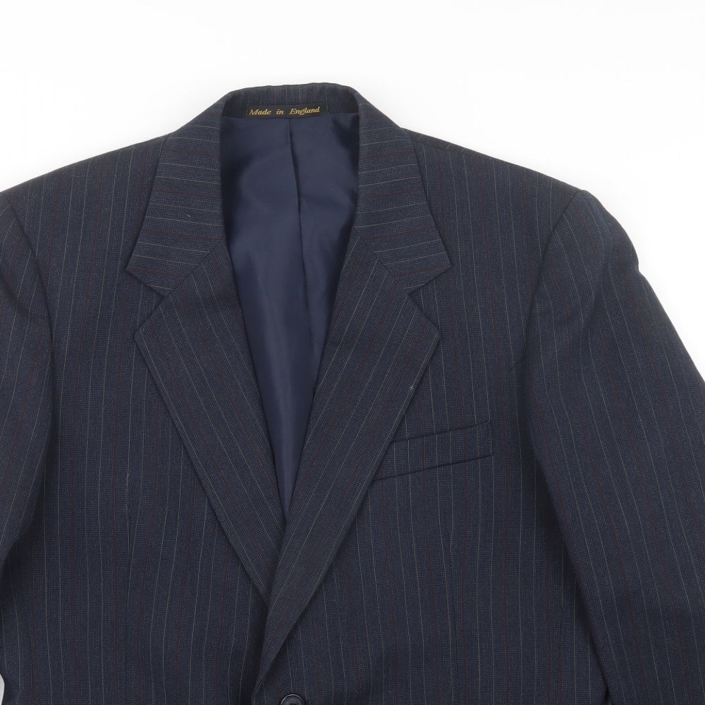 Men's Club Mens Blue   Jacket Suit Jacket Size 36