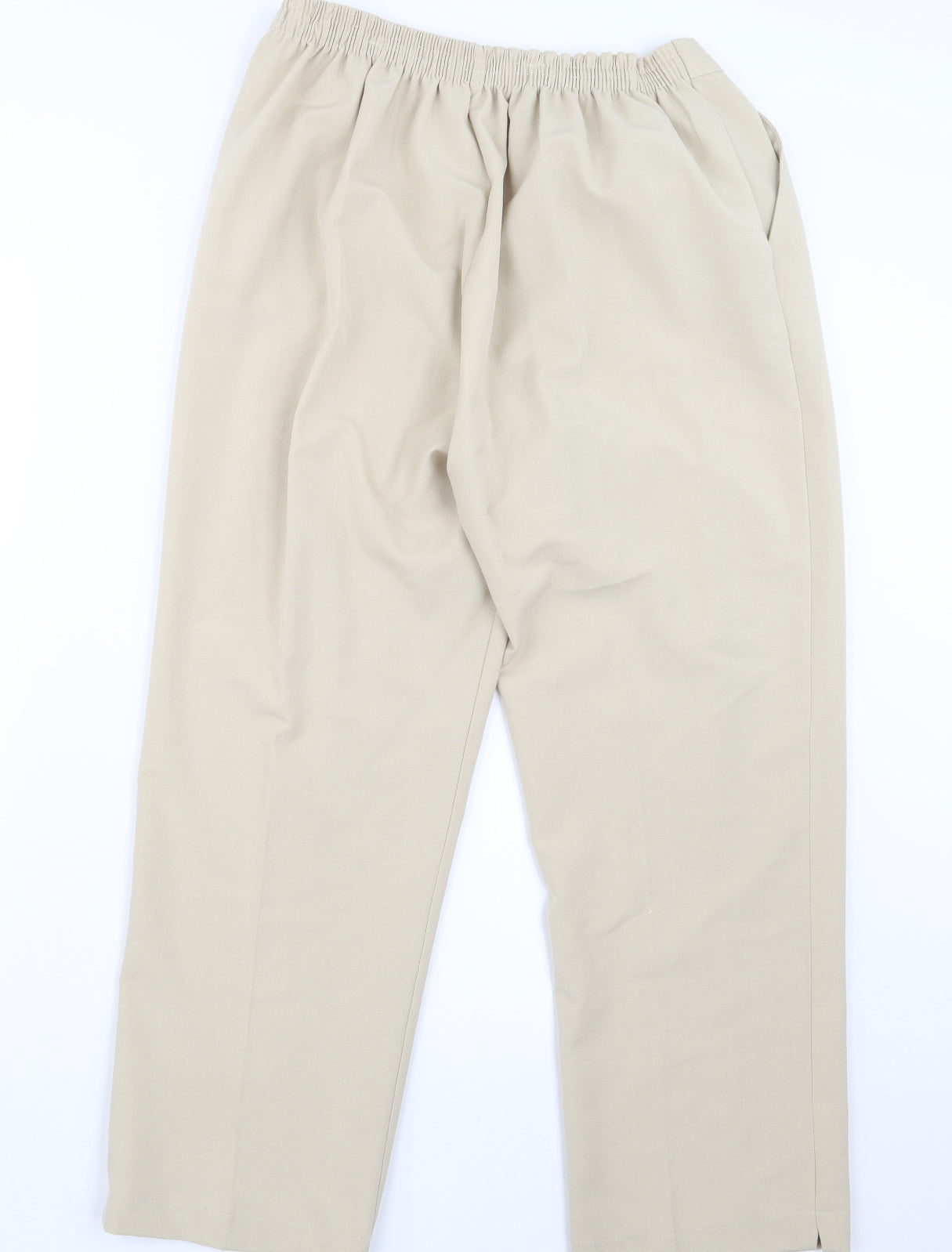 Preworn Womens Beige   Trousers  Size 18 L23.5 in