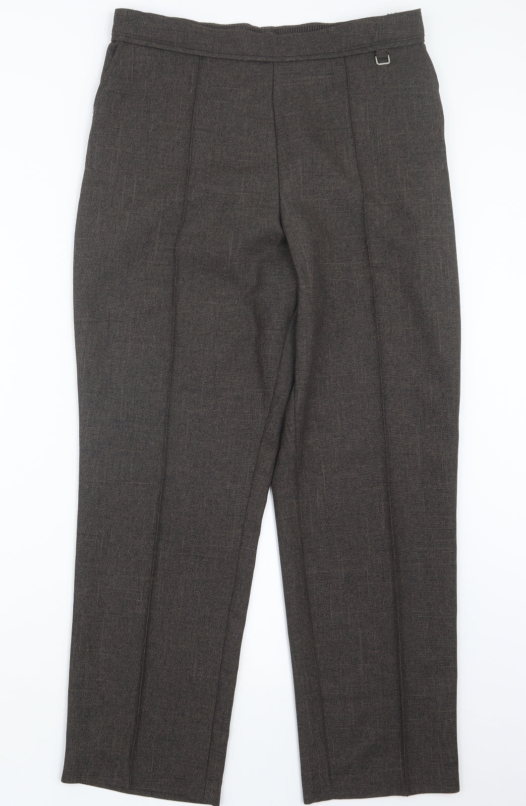 Marks and Spencer Womens Brown   Trousers  Size 12 L26 in