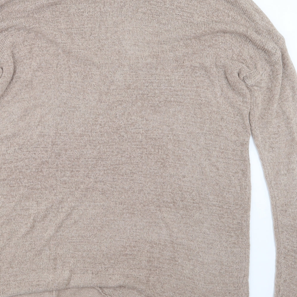 Divided by H&M Womens Beige  Knit Pullover Jumper Size M
