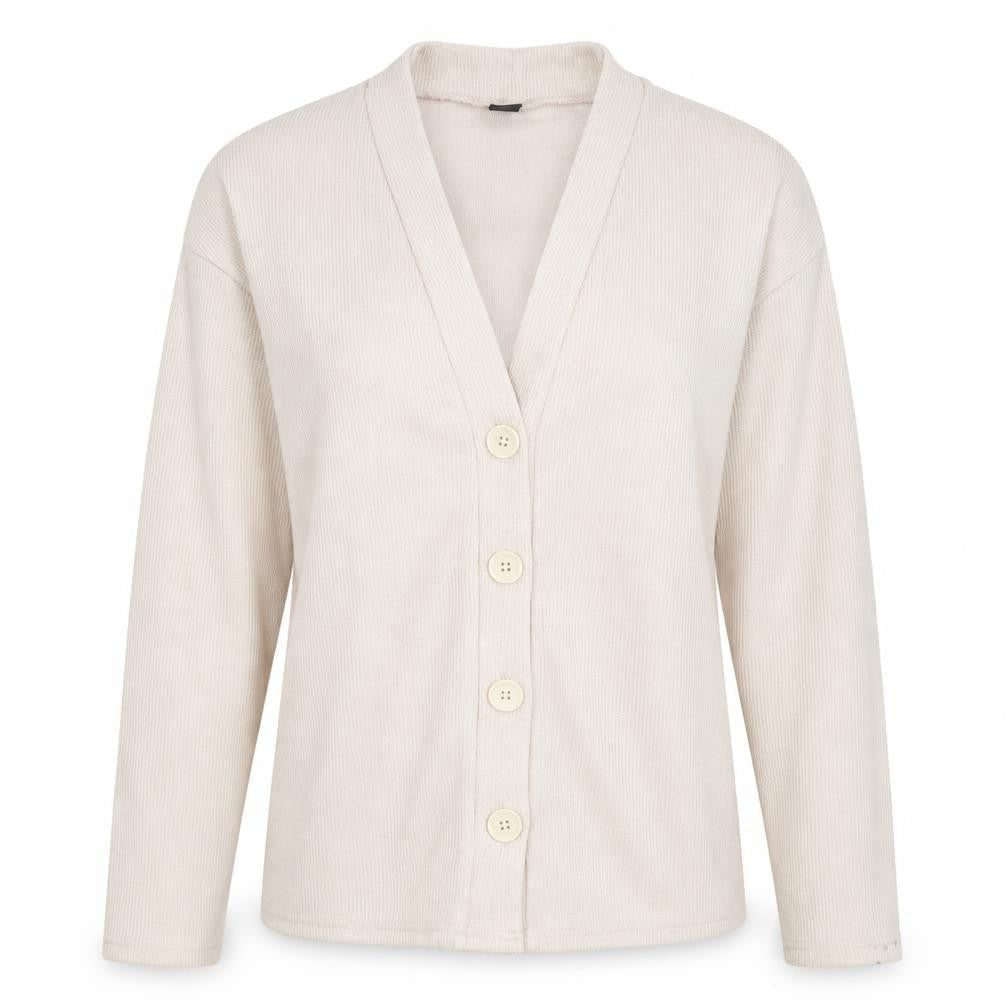 SheIn Womens Beige  Knit Cardigan Jumper Size S