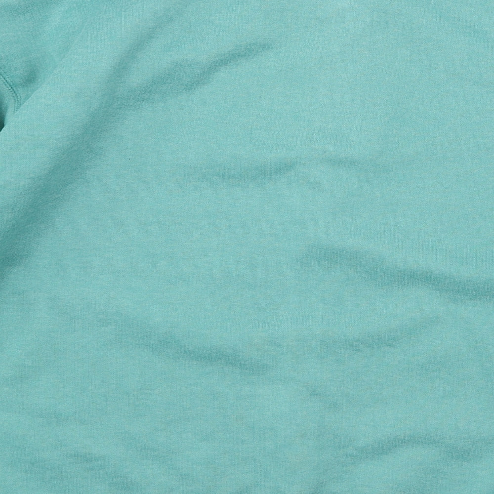 Design Essentials Womens Blue  Jersey Pullover Sweatshirt Size S