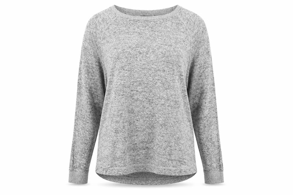Modern Soul Womens Grey  Knit Pullover Jumper Size M
