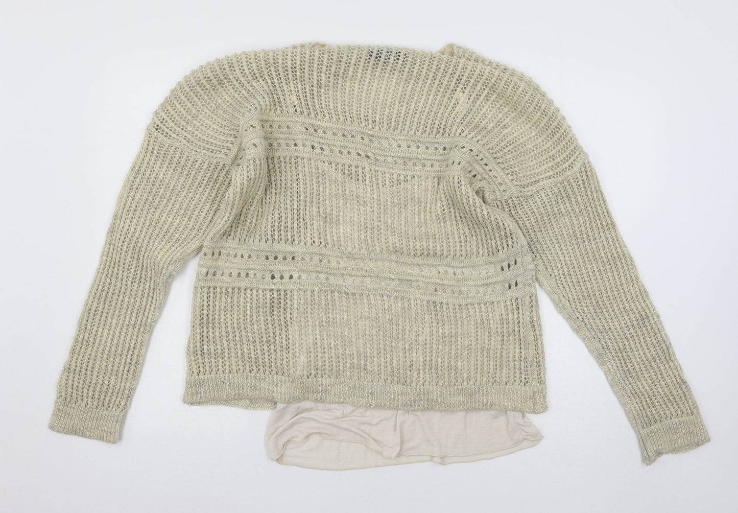 GIULIA Womens Ivory  Knit Pullover Jumper Size L