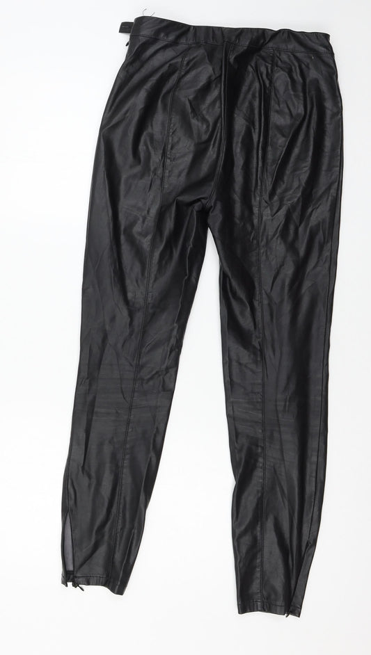 NEXT Womens Black   Trousers  Size 8 L27 in
