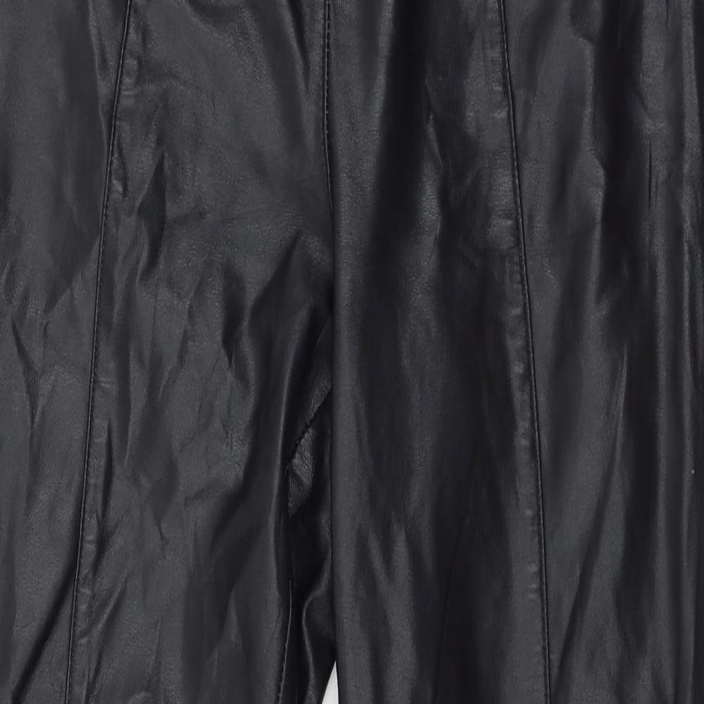 NEXT Womens Black   Trousers  Size 8 L27 in