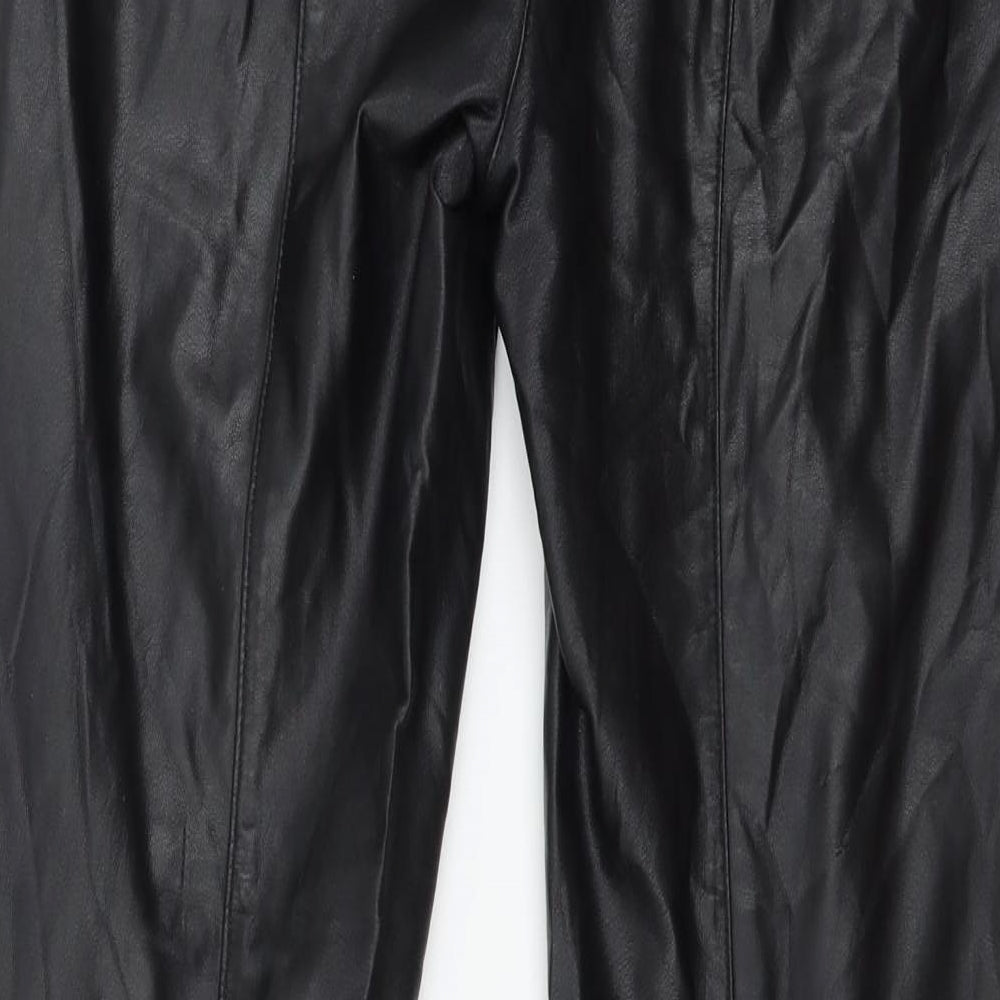 NEXT Womens Black   Trousers  Size 8 L27 in