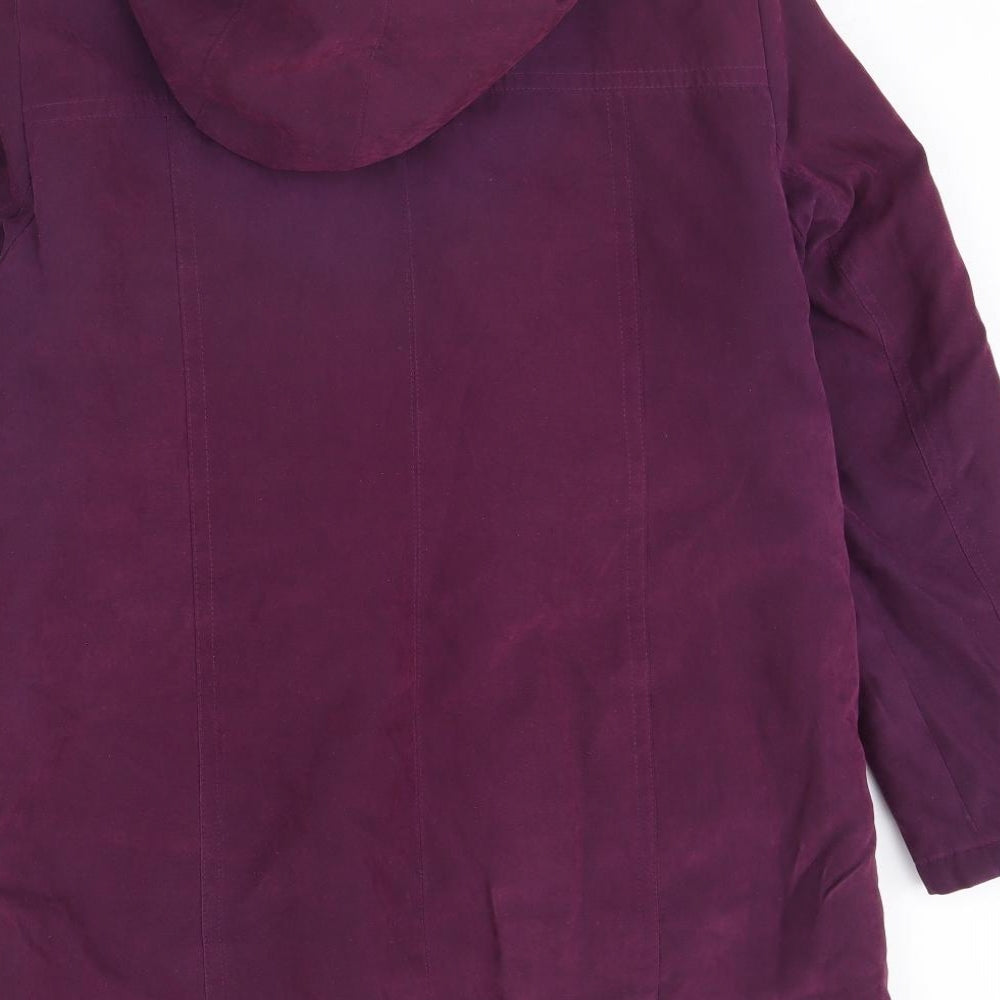 BM Womens Purple   Rain Coat Coat Size XS