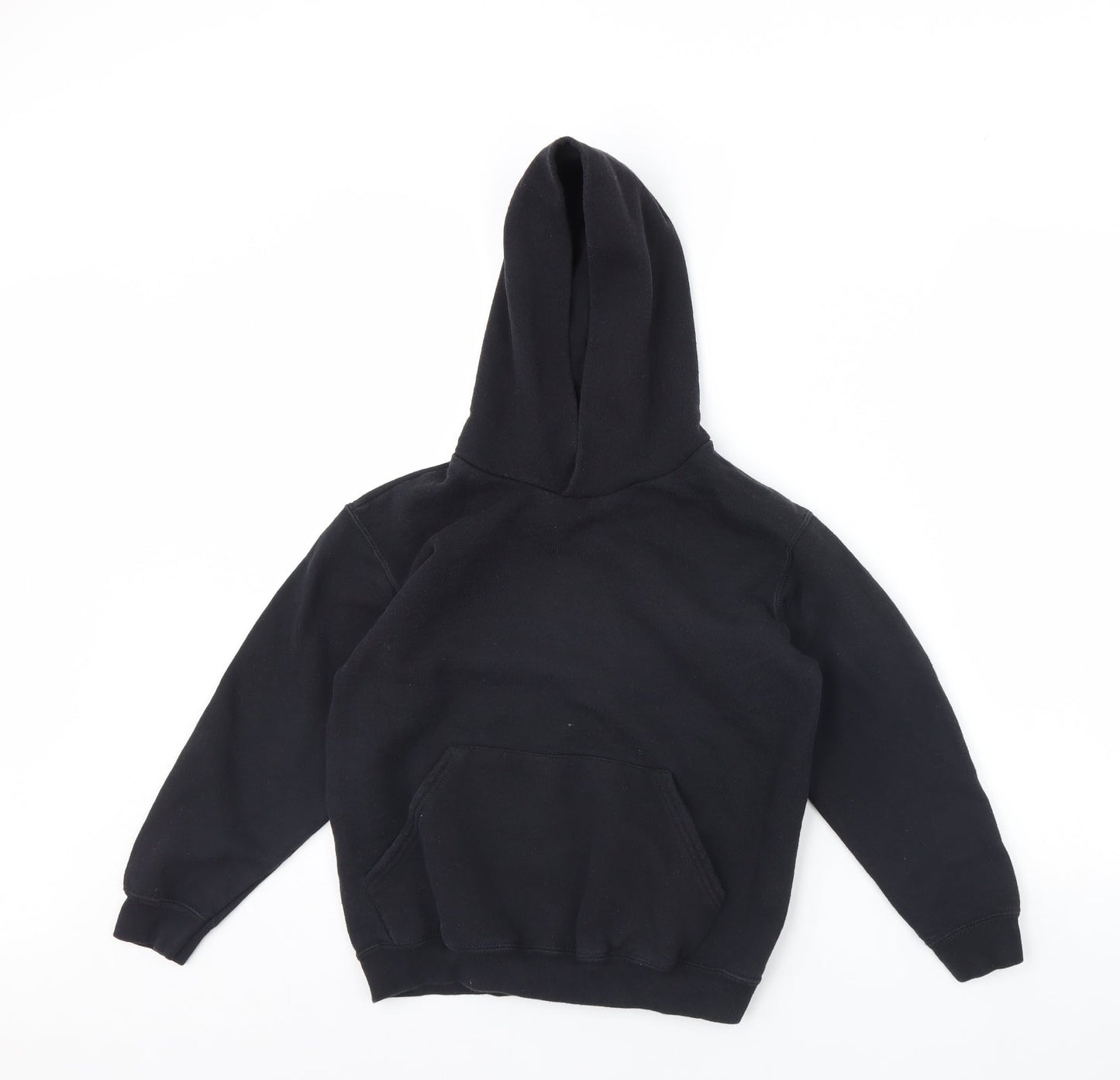 Fruit of the Loom Boys Black   Pullover Hoodie Size 9 Years