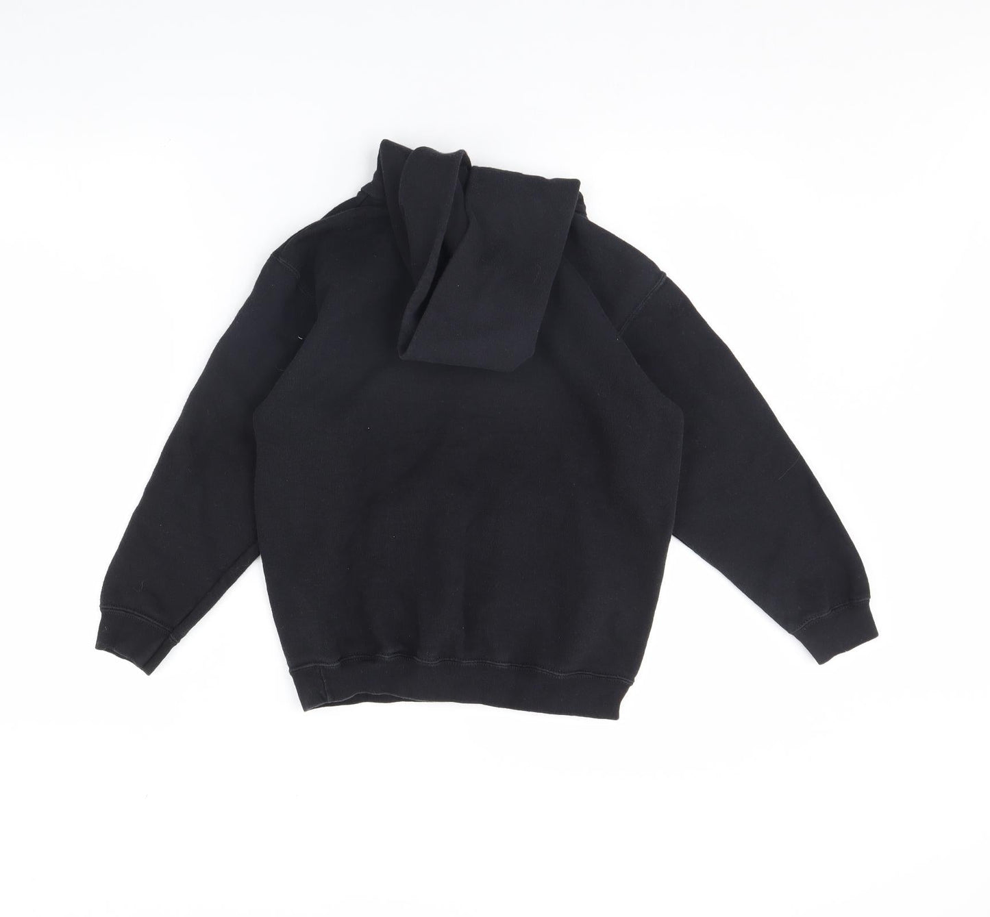 Fruit of the Loom Boys Black   Pullover Hoodie Size 9 Years