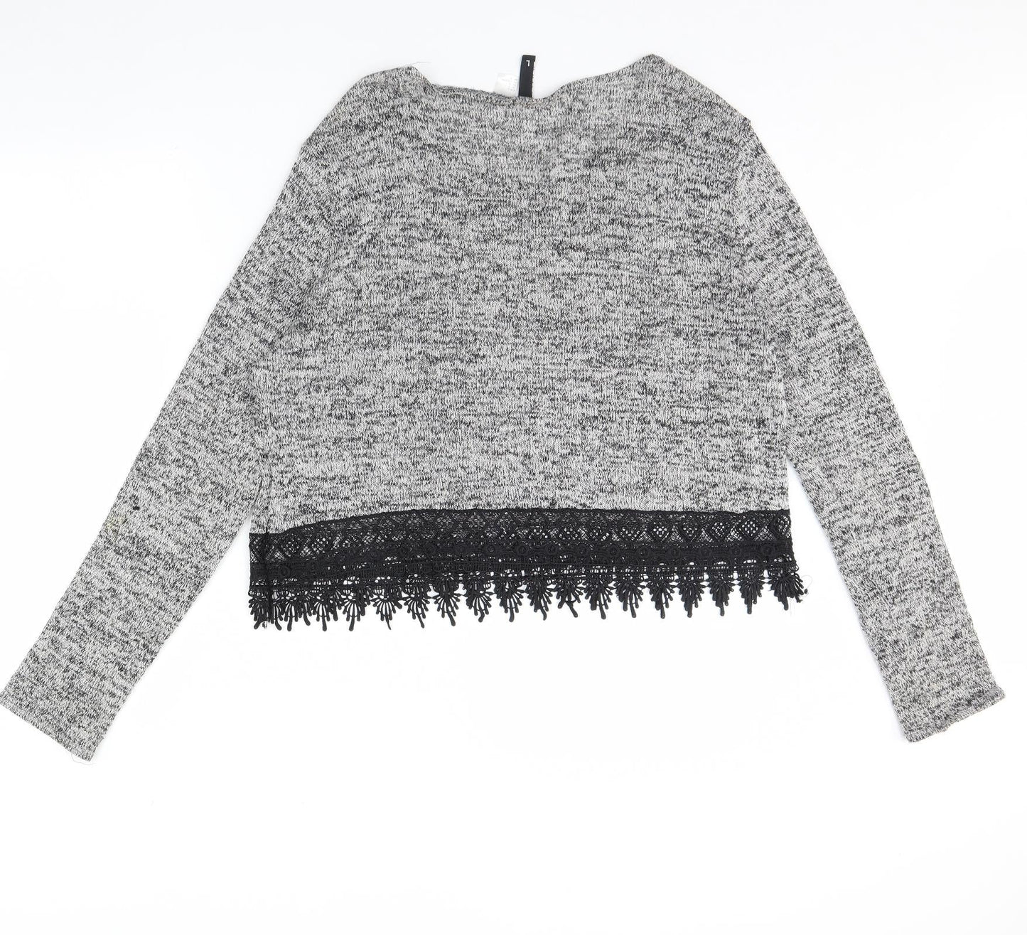H&M Womens Grey   Pullover Jumper Size L