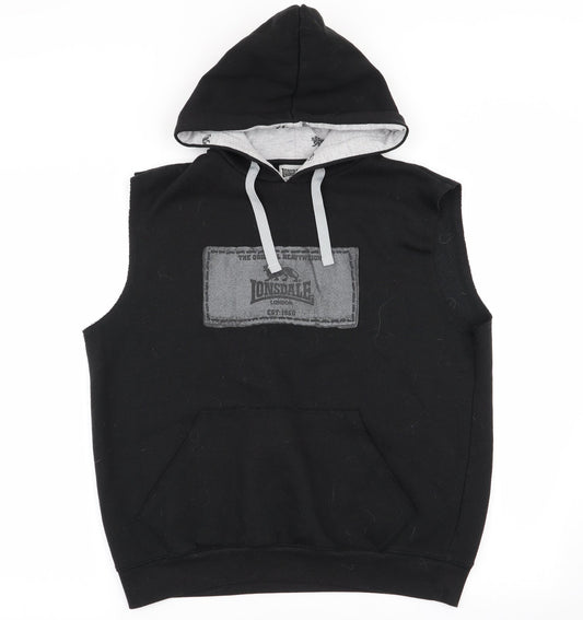 Lonsdale Mens Black   Pullover Jumper Size S