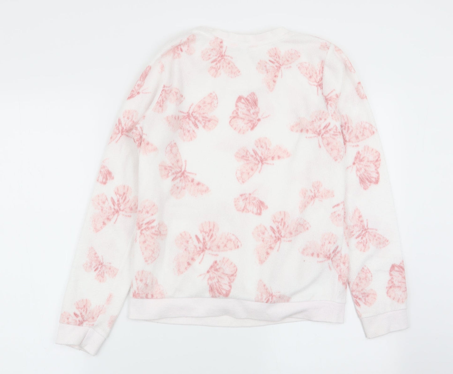 Dorothy Perkins Womens White Geometric  Top Pyjama Top Size S