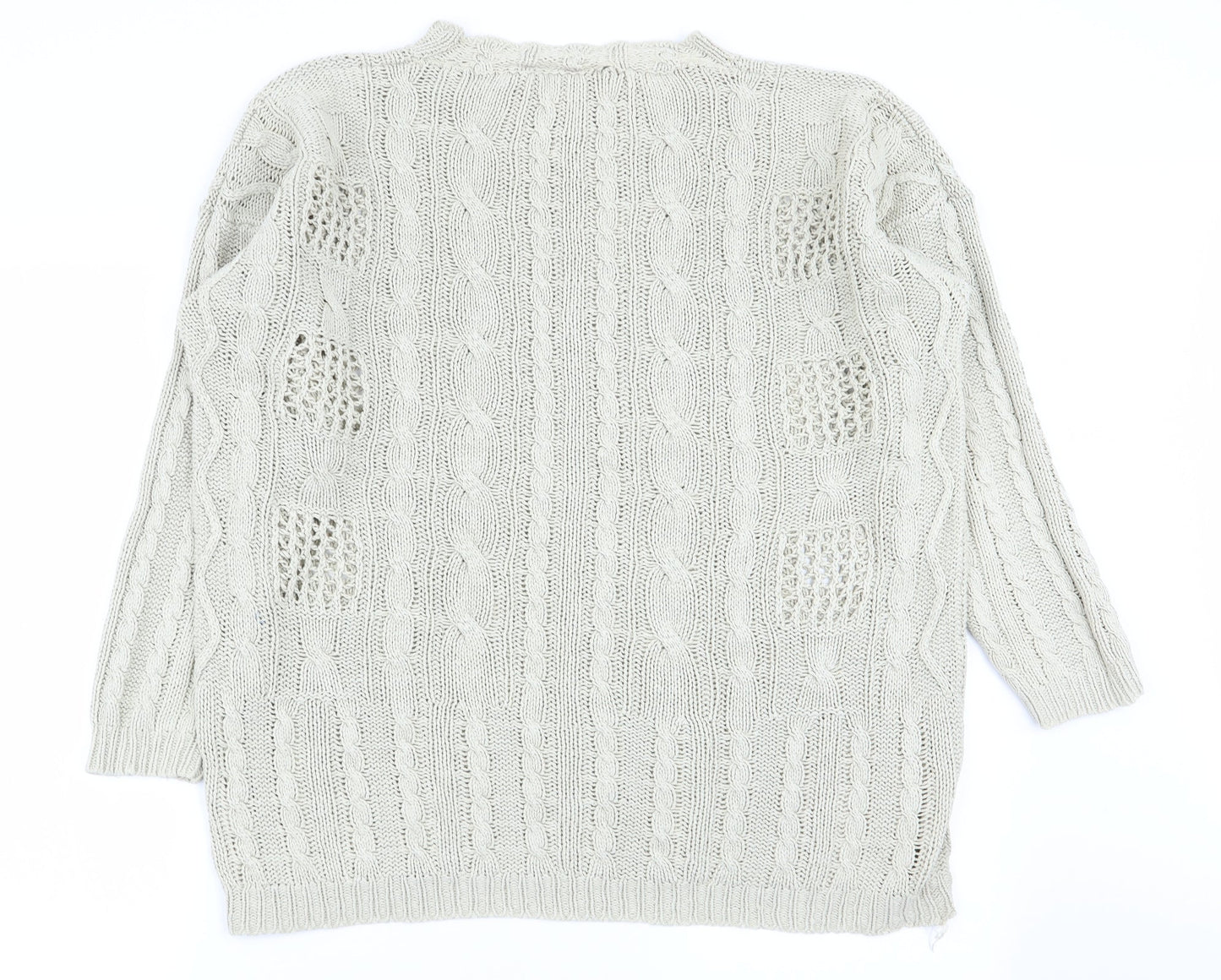 Preworn Womens Beige   Pullover Jumper Size M