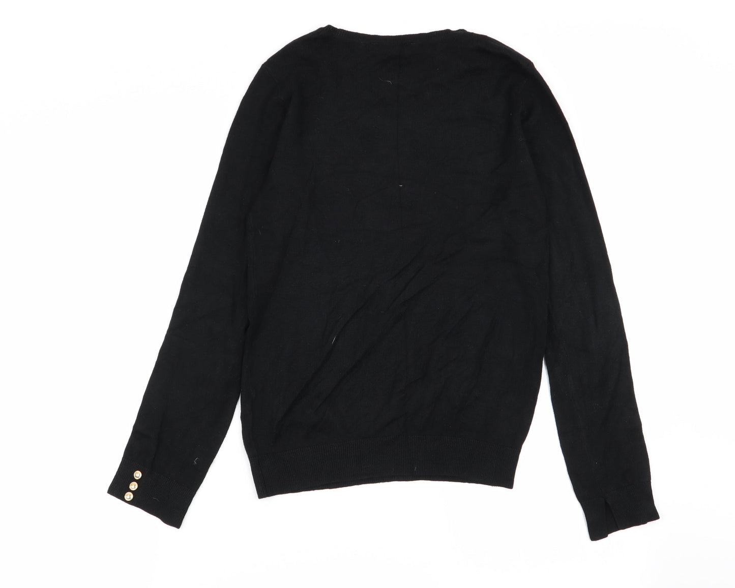 Dorothy Perkins Womens Black   Pullover Jumper Size 8