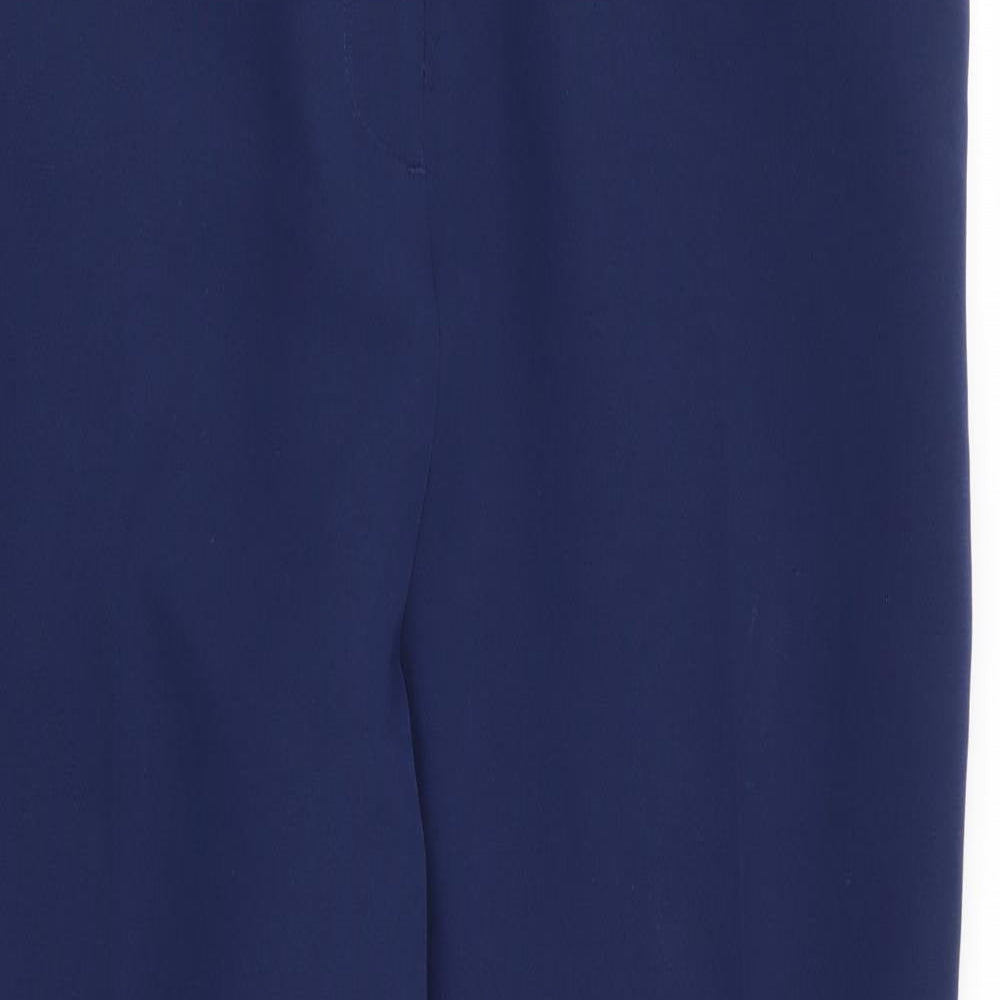 by very Womens Blue   Trousers  Size 14 L27 in
