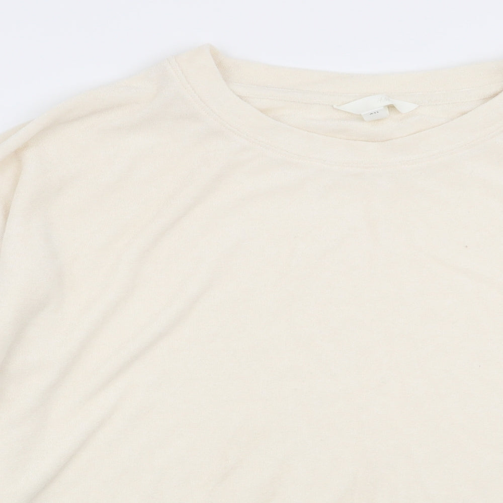 H&M Womens Ivory   Pullover Jumper Size 8