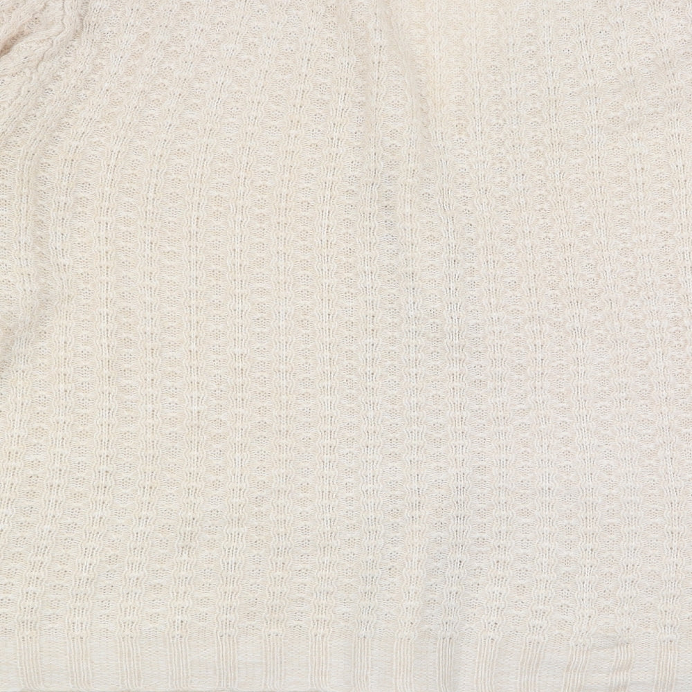 Damart Womens Beige   Cardigan Jumper Size 14