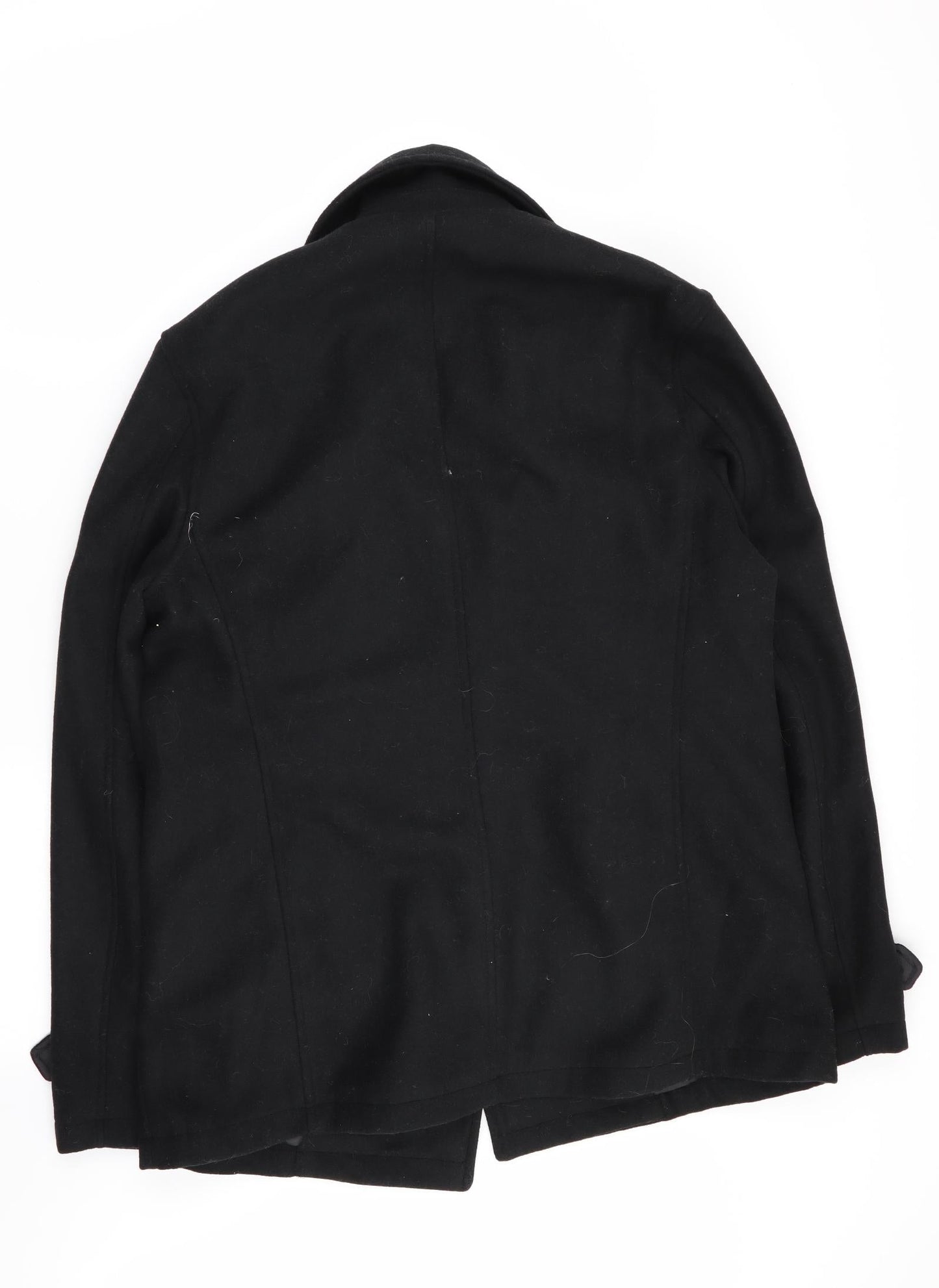 Peacocks Womens Black   Overcoat Coat Size M