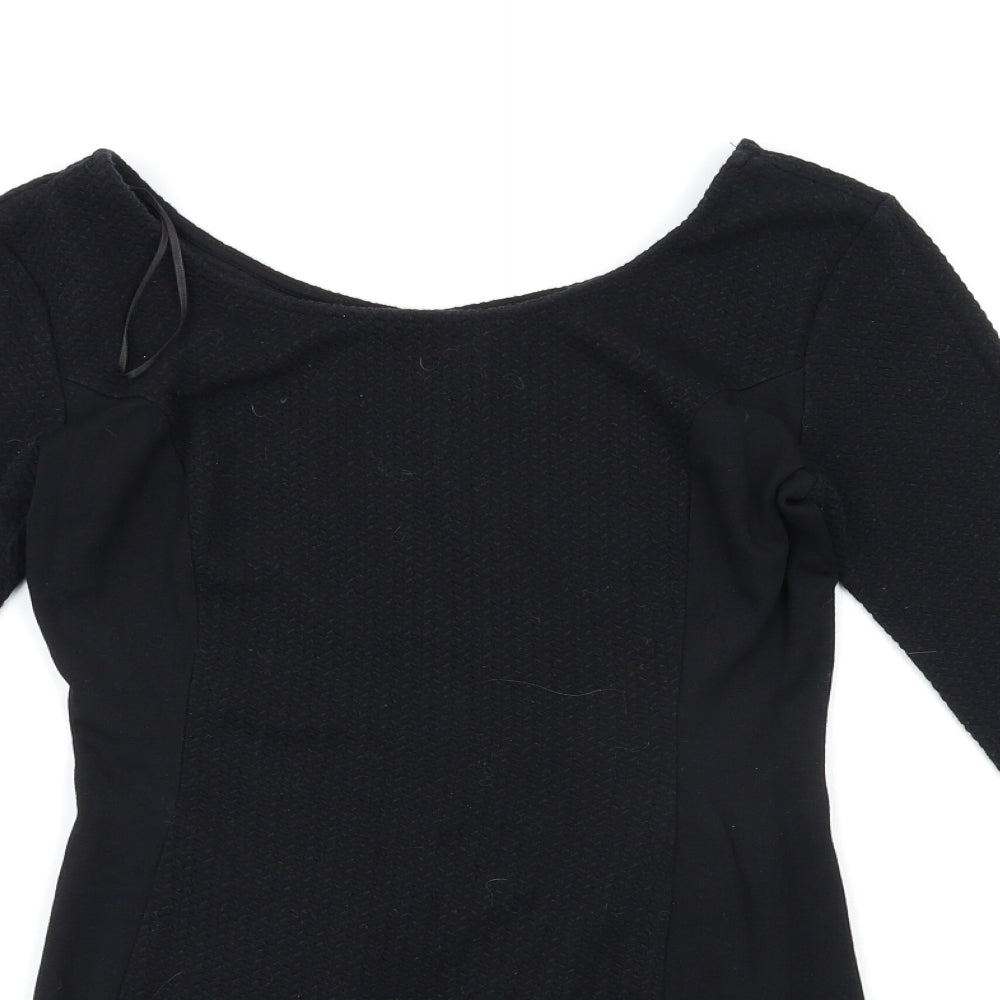 H&M Womens Black   A-Line  Size S