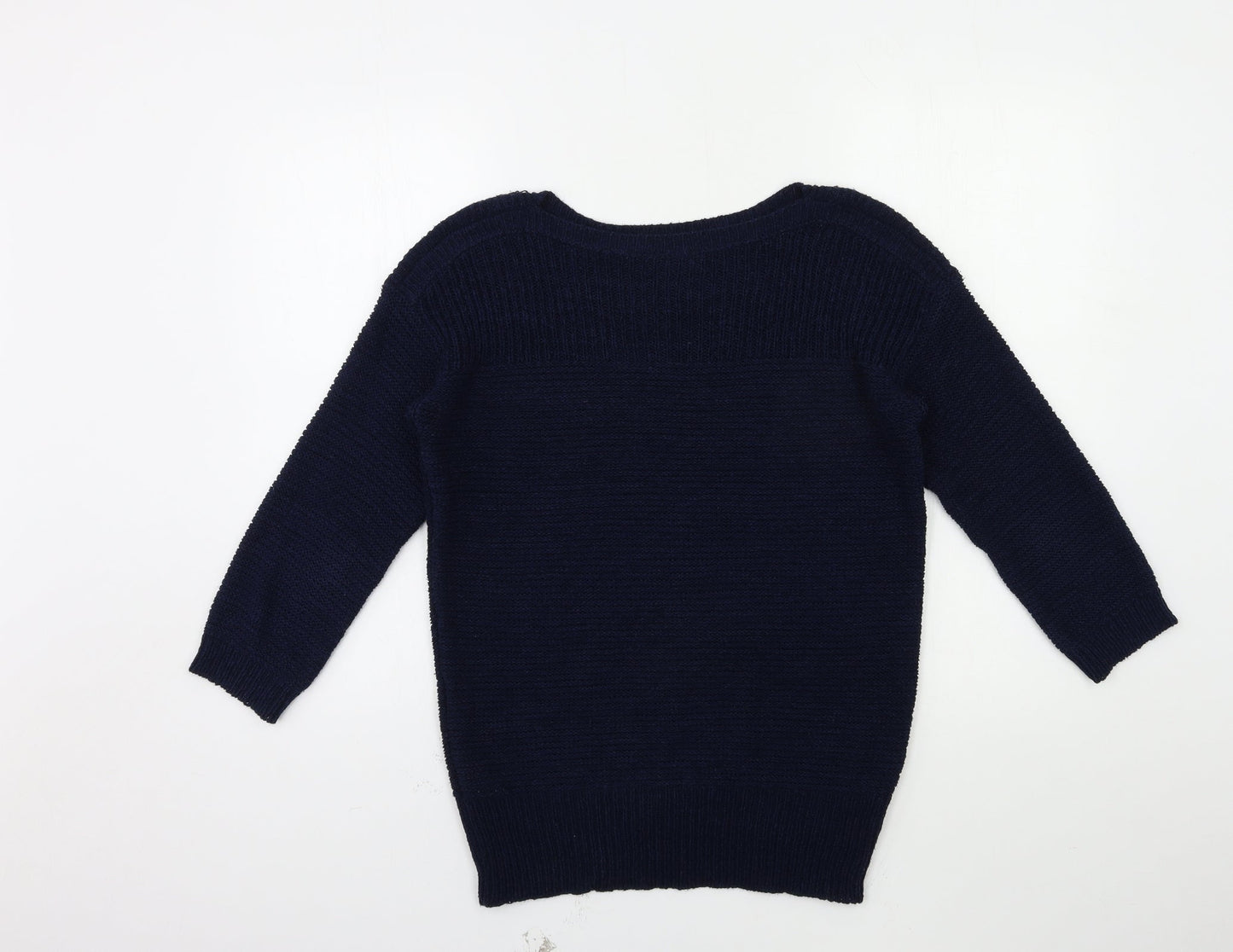 Wallis Womens Blue  Knit Pullover Jumper Size S