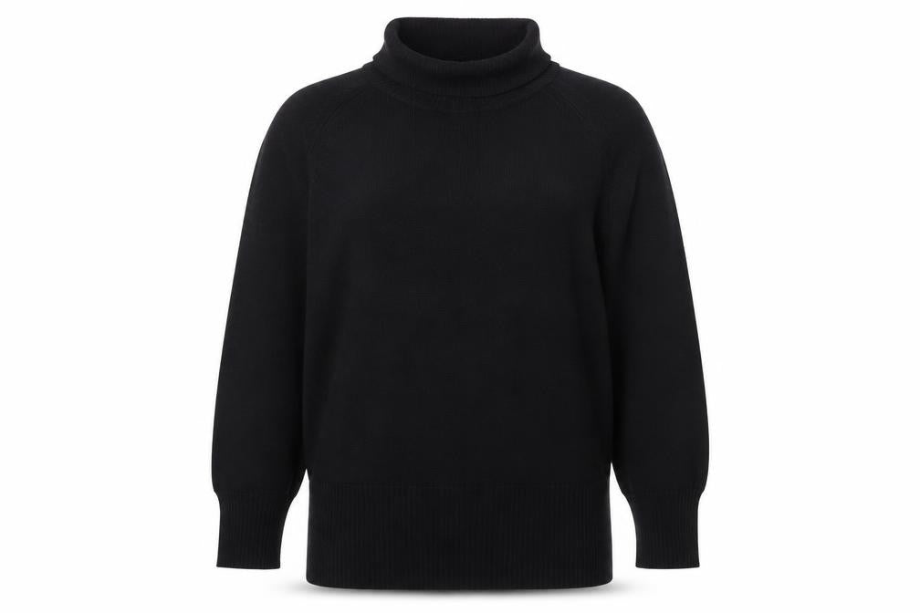Essentials Womens Black  Knit Pullover Jumper Size 14