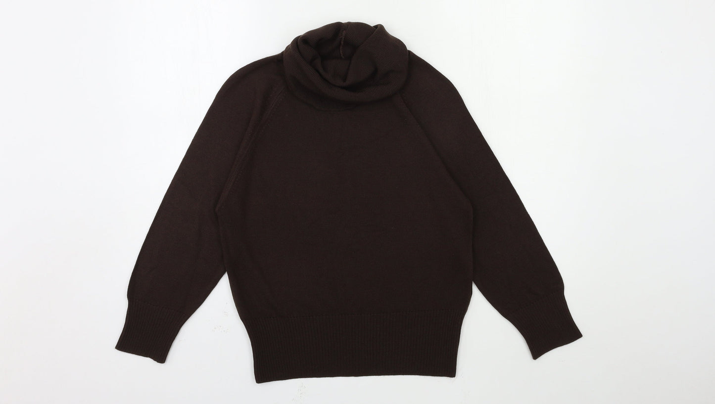 Essentials Womens Brown  Knit Pullover Jumper Size 14
