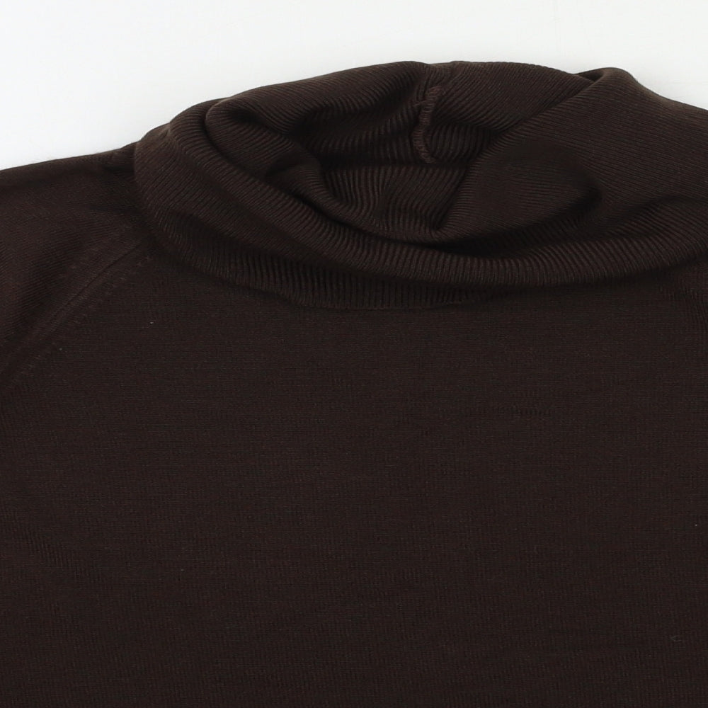 Essentials Womens Brown  Knit Pullover Jumper Size 14