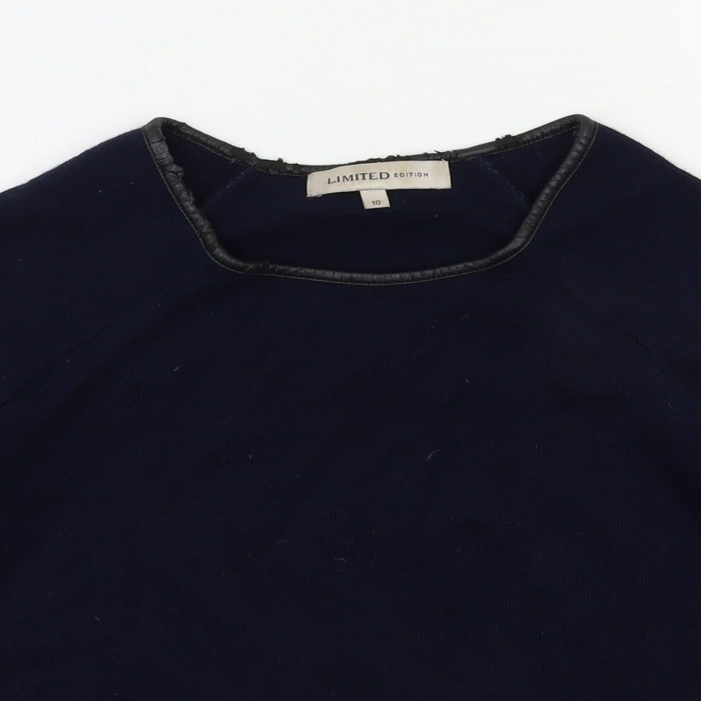 Marks and Spencer Womens Blue  Knit Pullover Jumper Size 10