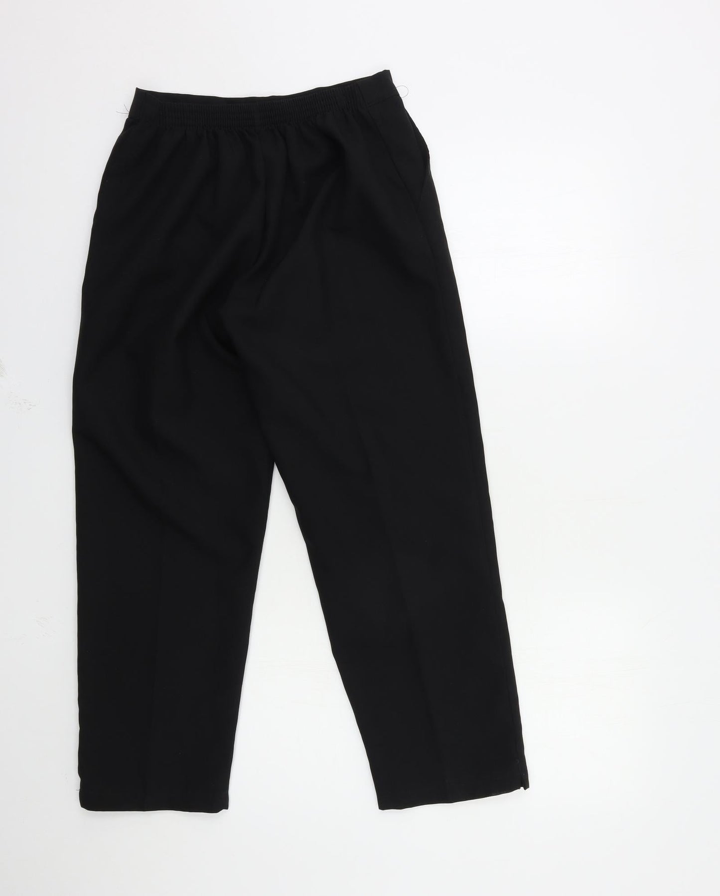 Preworn Womens Black   Trousers  Size 12 L26 in