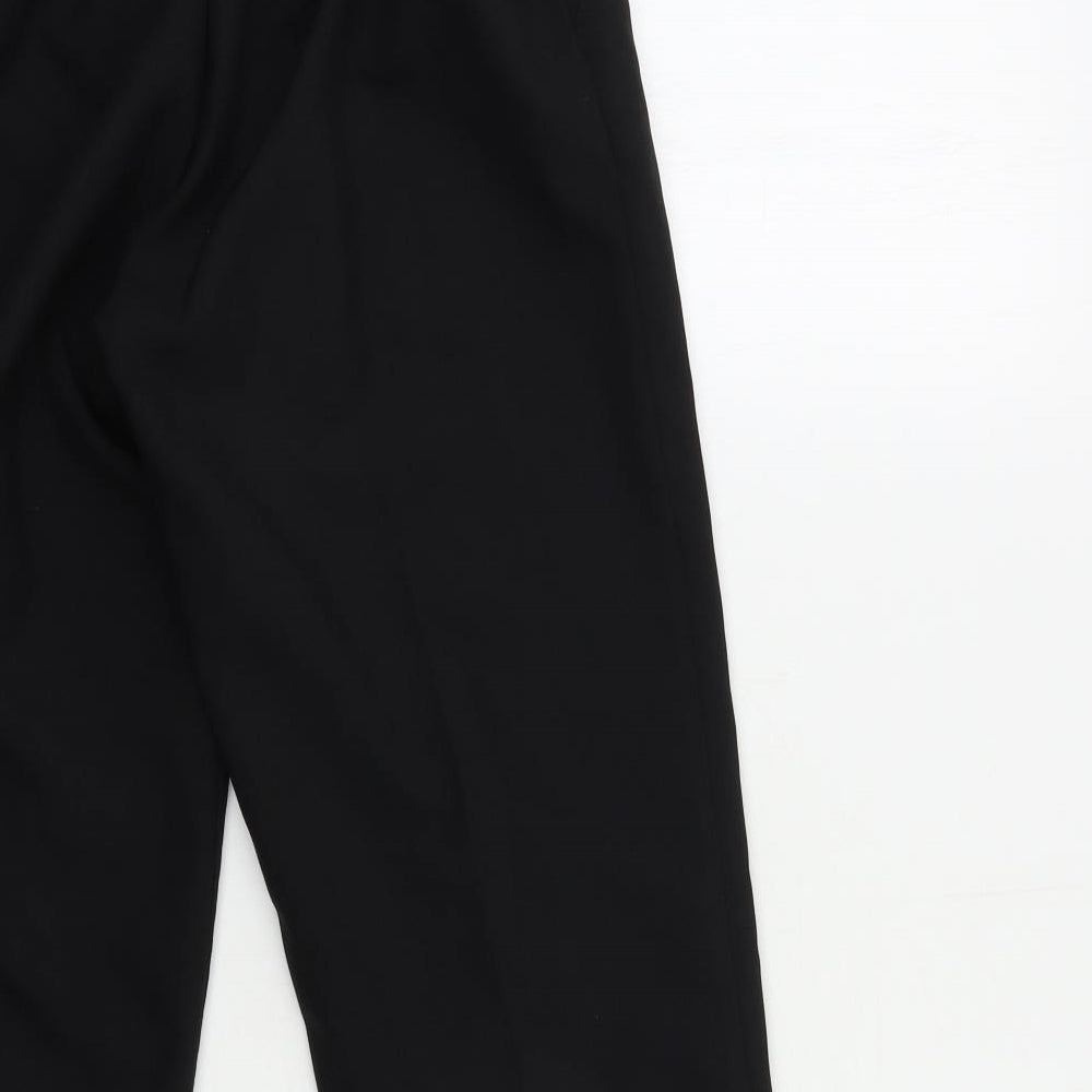 Preworn Womens Black   Trousers  Size 12 L26 in