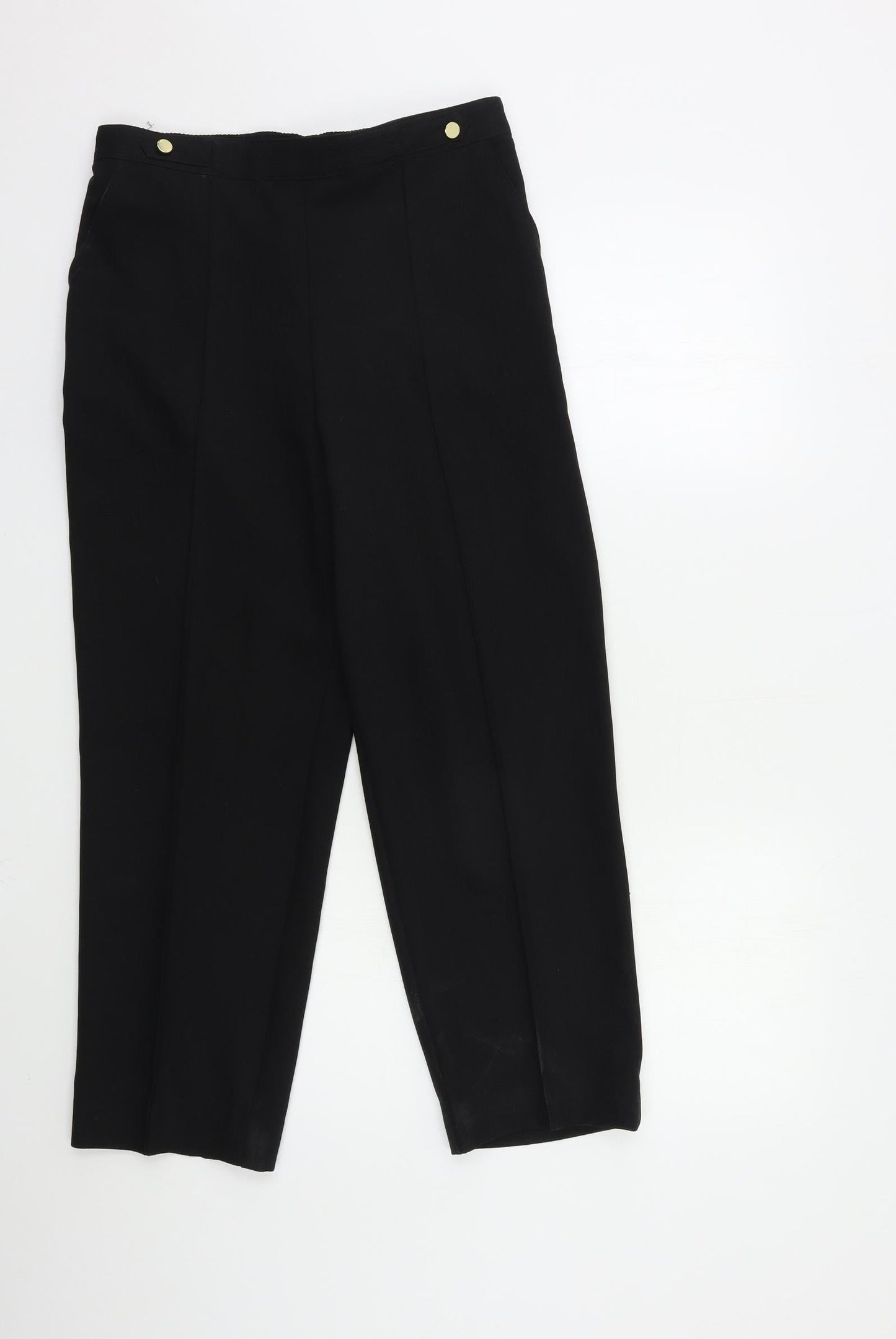 Marks and Spencer Womens Black   Trousers  Size 10 L27 in
