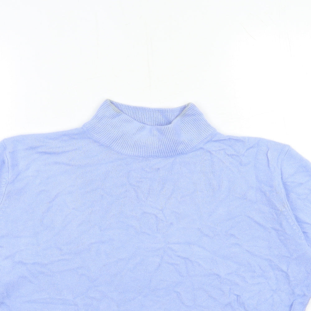 isabelle Womens Blue  Knit Pullover Jumper Size M