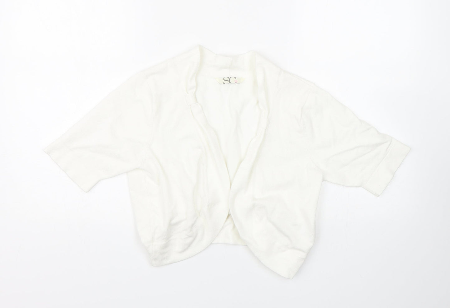 BHS Womens White   Cape Jumper Size 14