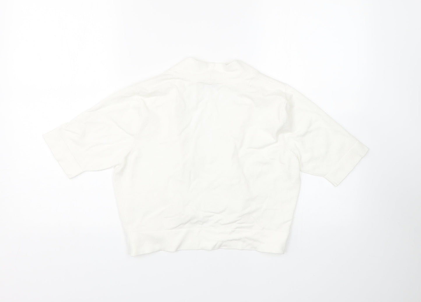 BHS Womens White   Cape Jumper Size 14