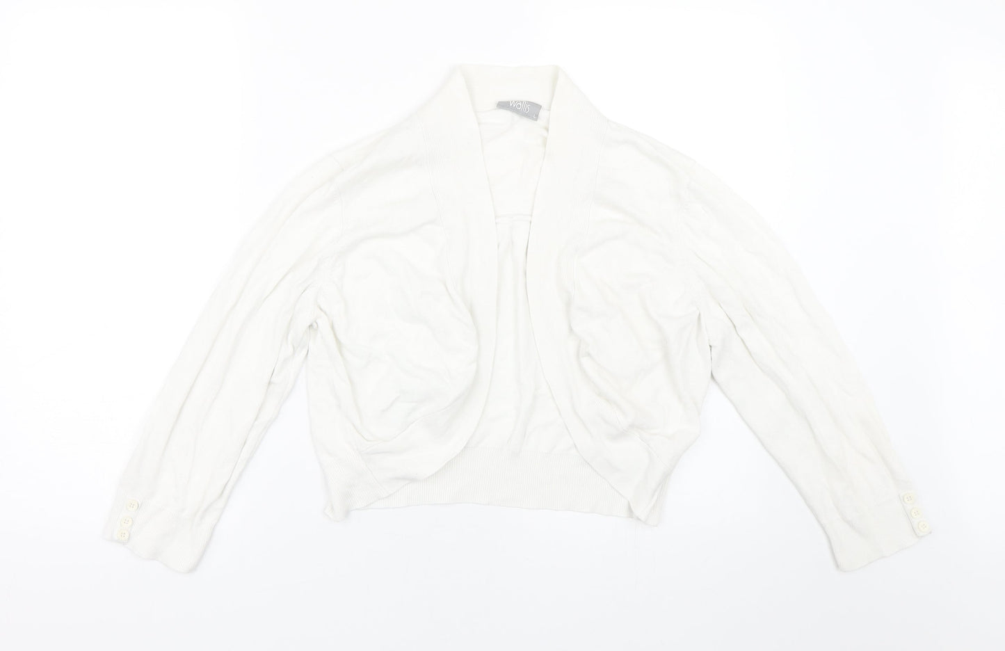 Wallis Womens White   Cape Jumper Size L