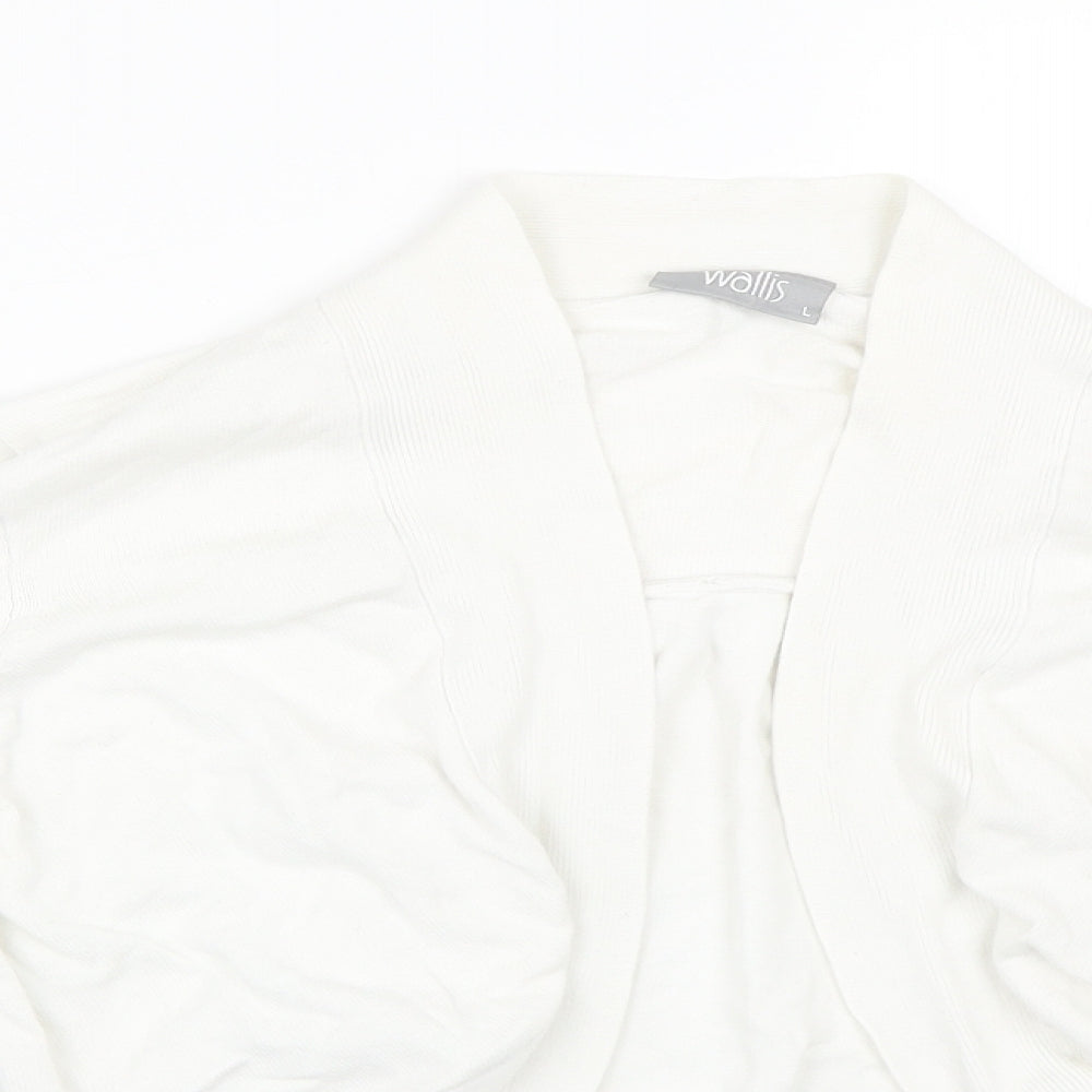 Wallis Womens White   Cape Jumper Size L