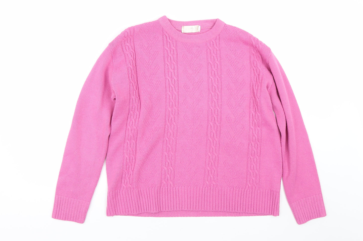 Choice Womens Pink   Pullover Jumper Size XL