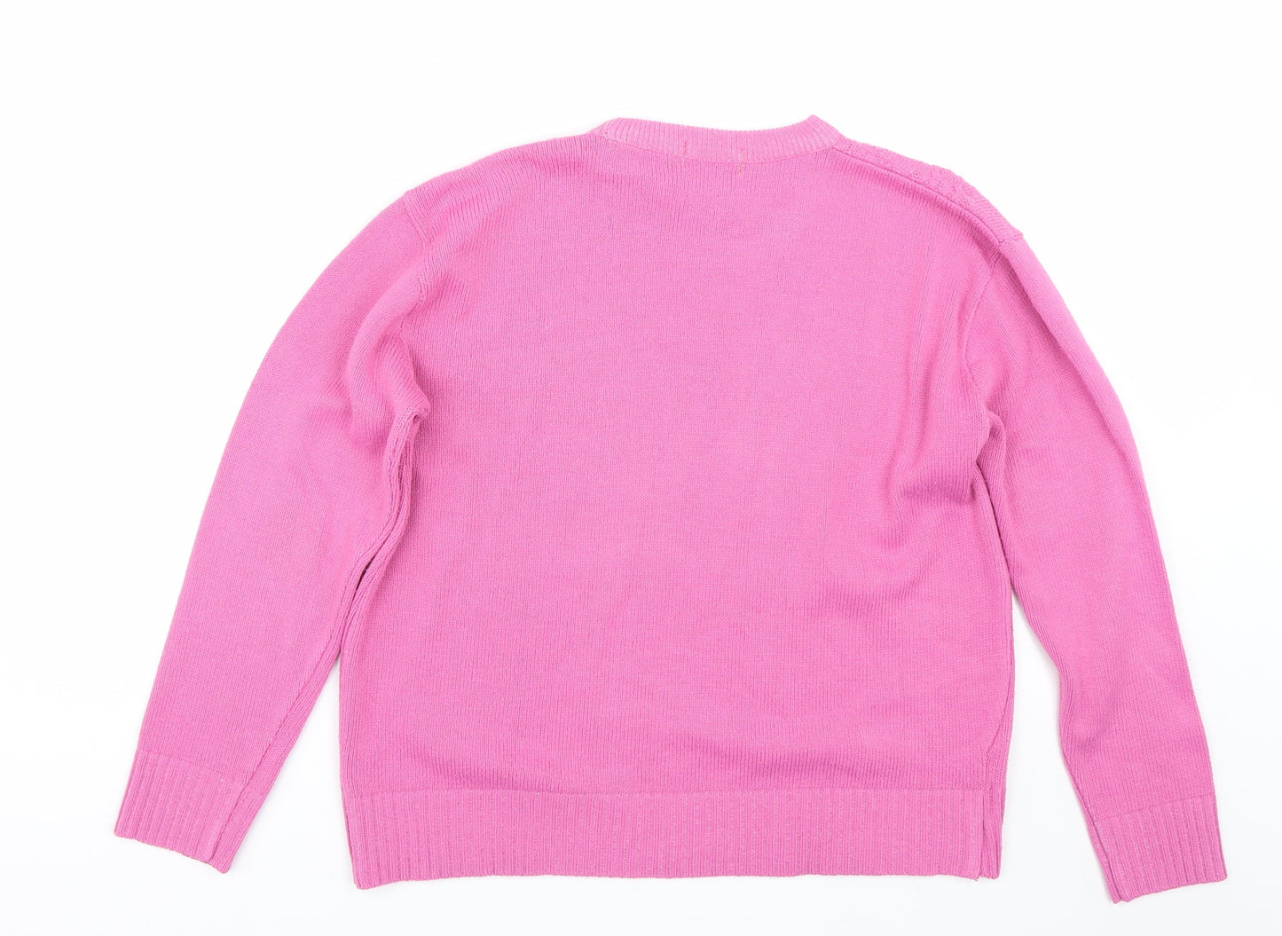 Choice Womens Pink   Pullover Jumper Size XL