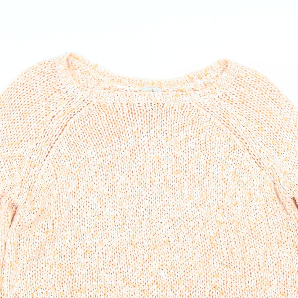 River Island Womens Orange   Pullover Jumper Size 8