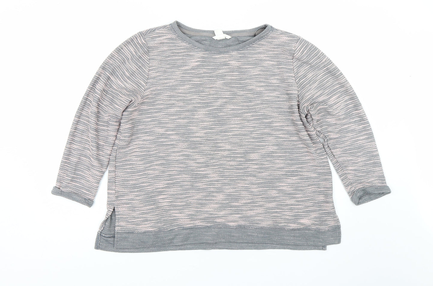 H&M Womens Grey   Pullover Jumper Size L