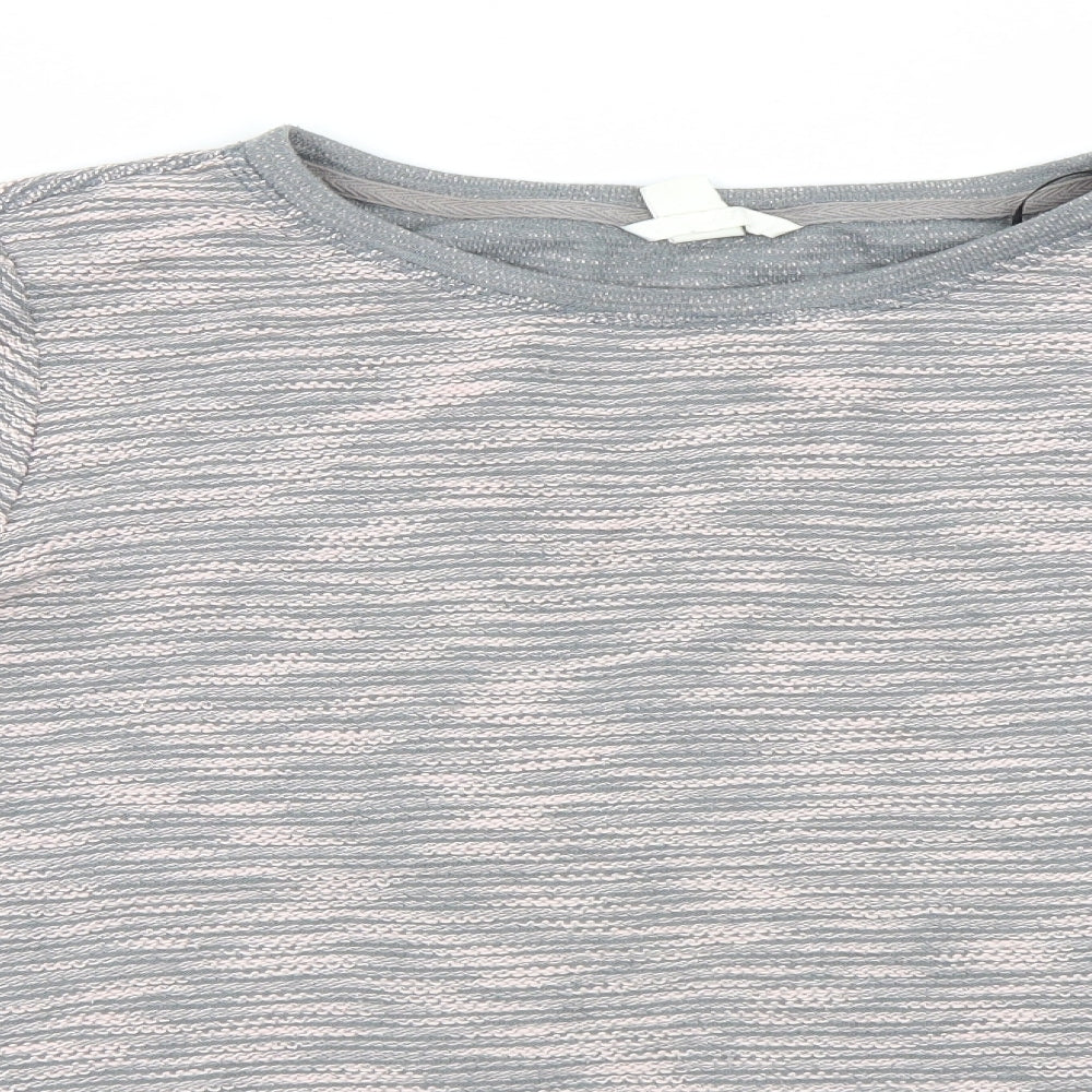 H&M Womens Grey   Pullover Jumper Size L