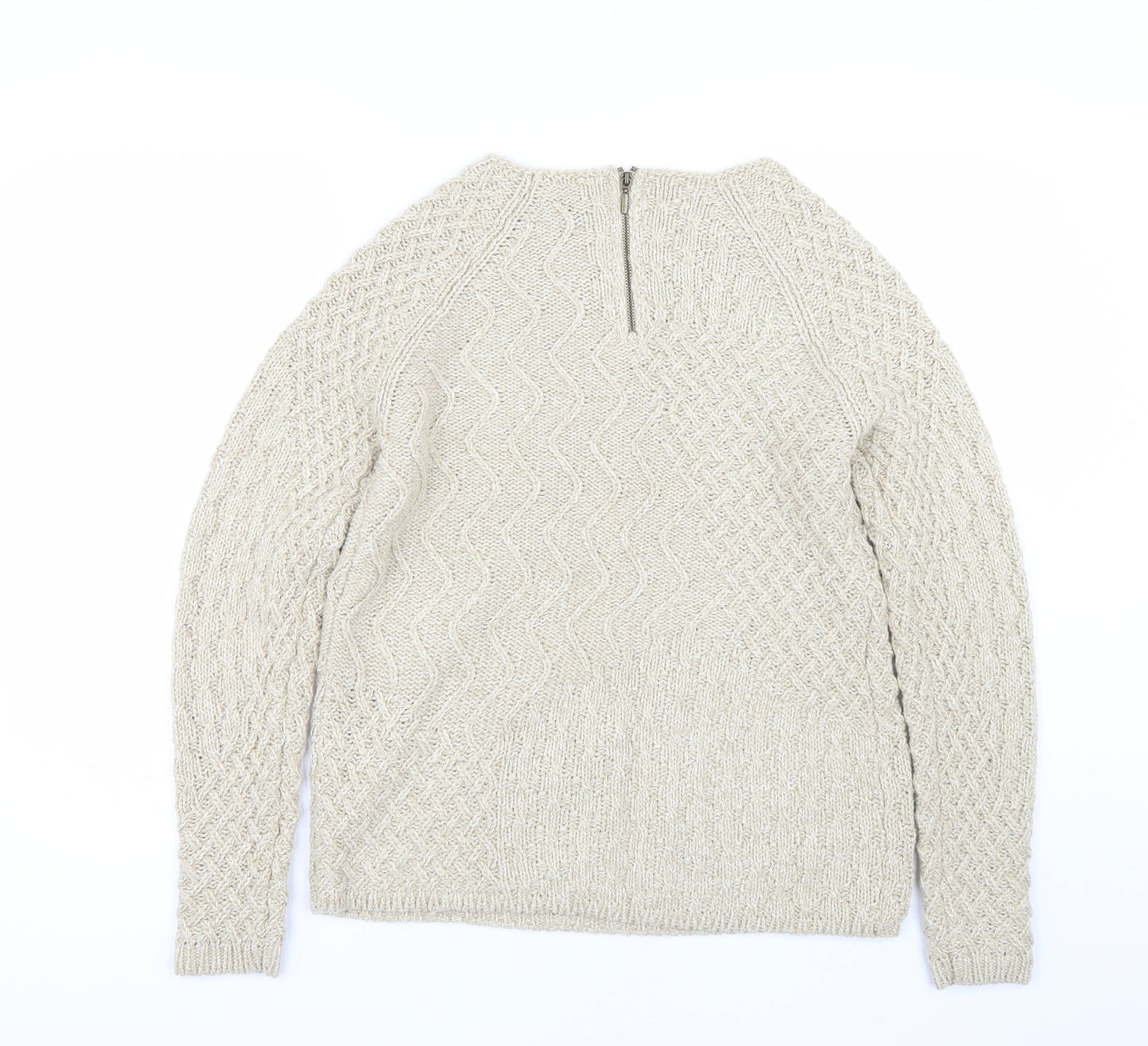 Ellen Reyes Womens Beige   Pullover Jumper Size M