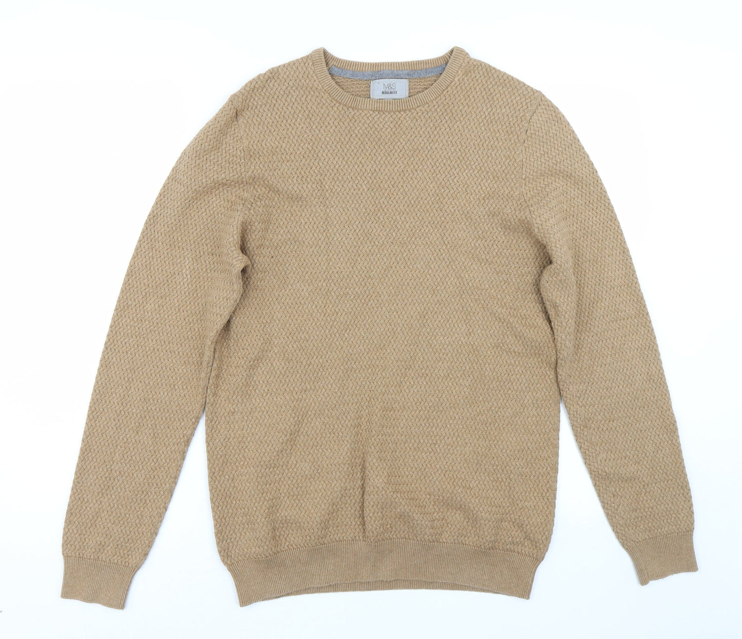 M&S Womens Brown   Pullover Jumper Size M