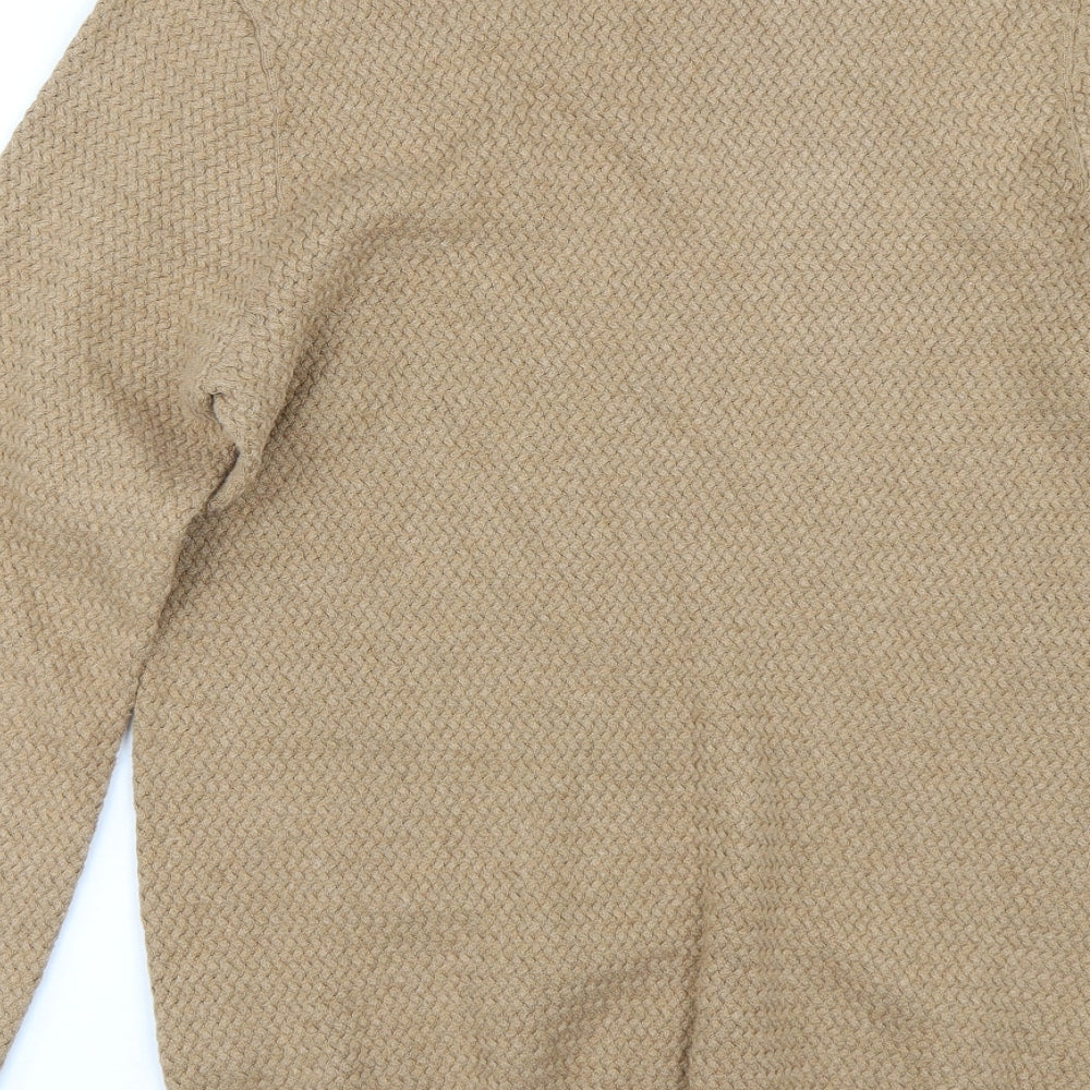 M&S Womens Brown   Pullover Jumper Size M