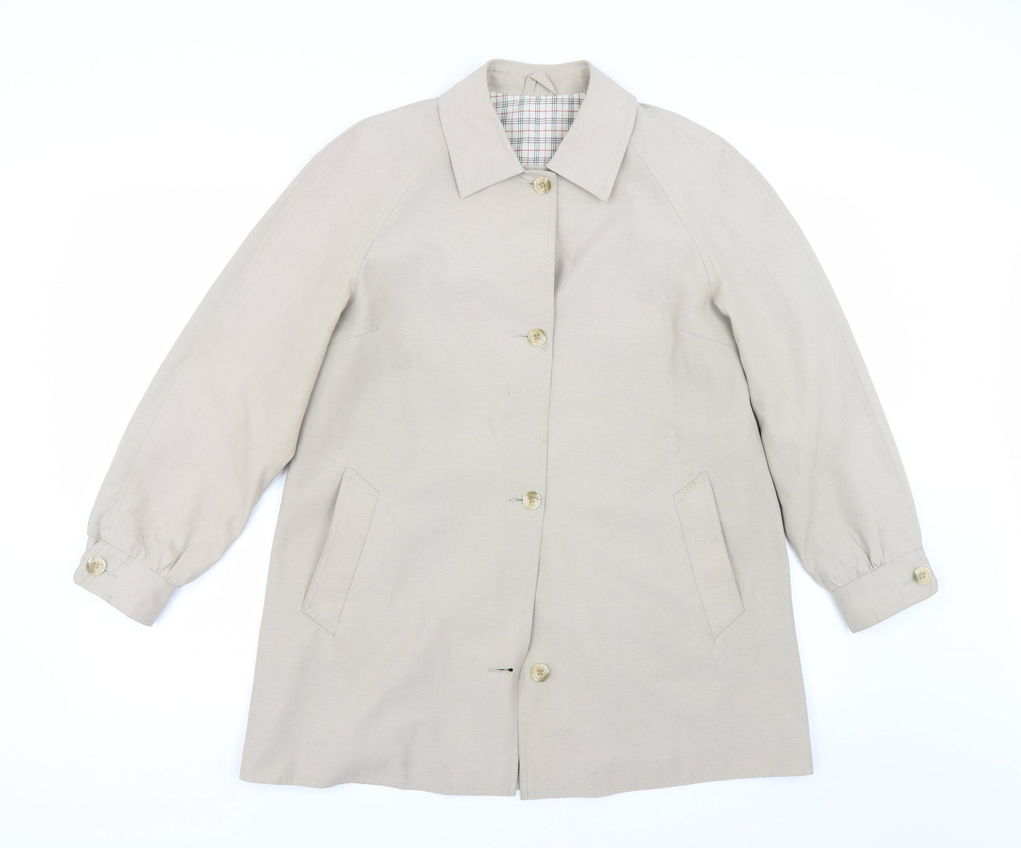 Simon Blair Womens Beige   Jacket Coat Size L
