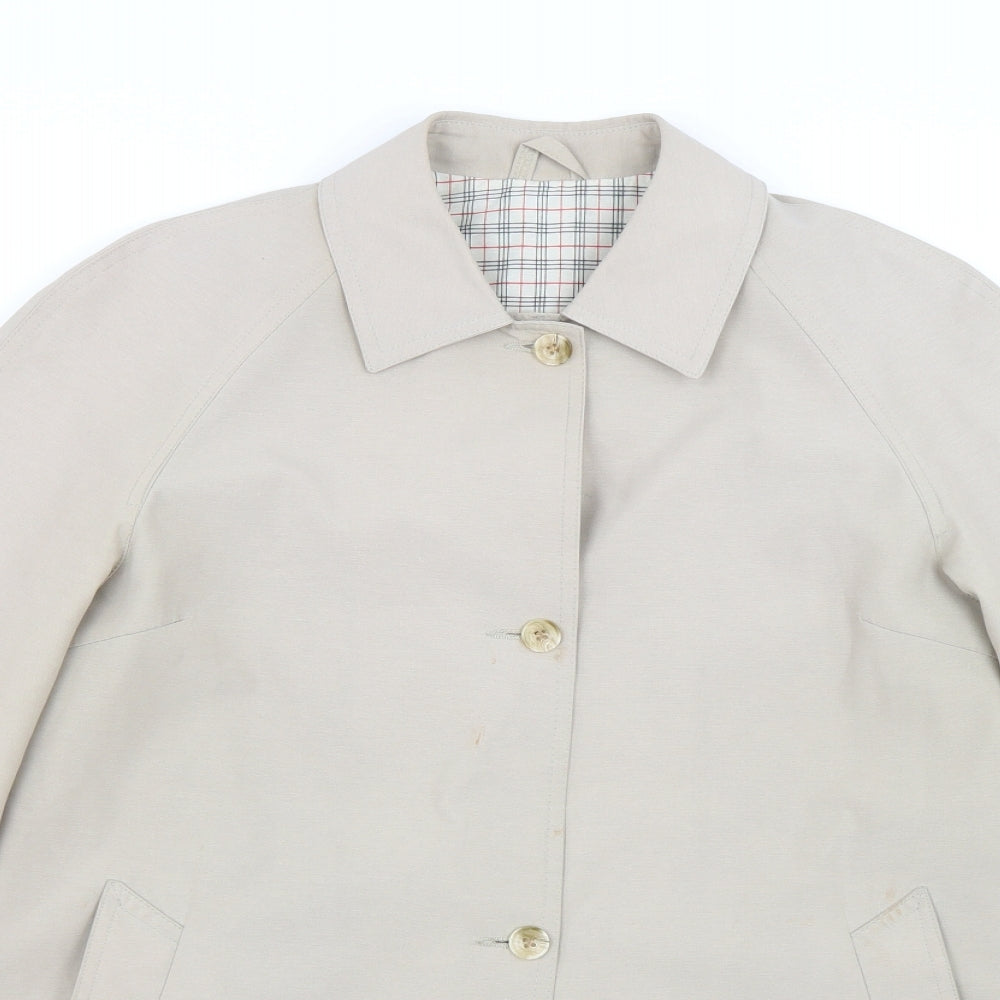 Simon Blair Womens Beige   Jacket Coat Size L