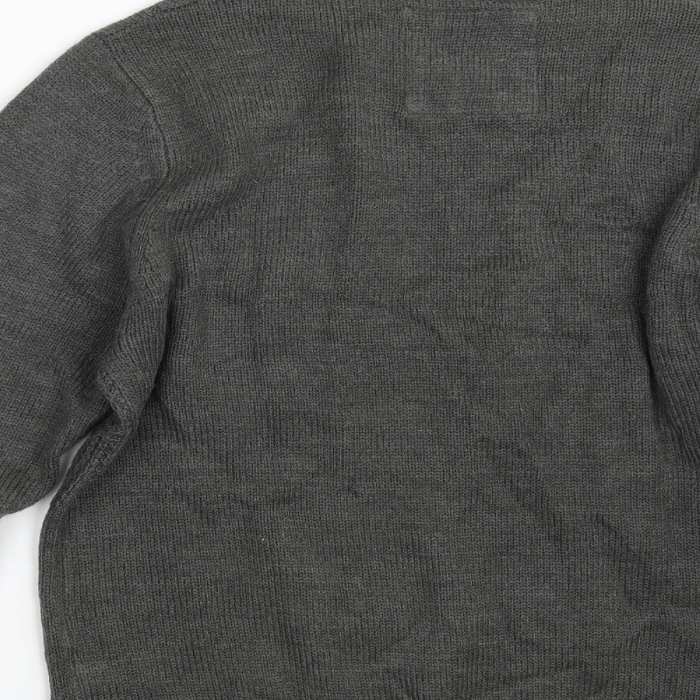 Soulstar Mens Grey   Pullover Jumper Size M