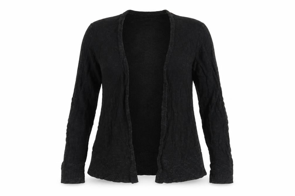 Gap Womens Black  Rayon Wrap Jumper Size M